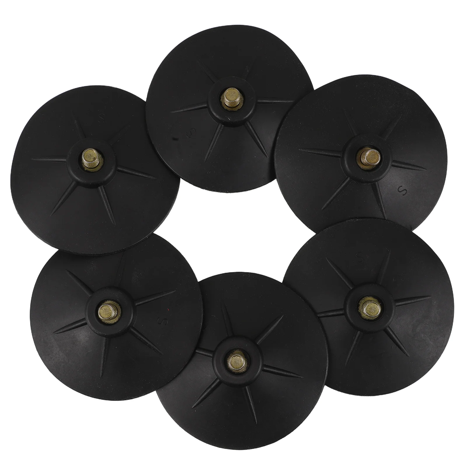 6 Pcs Sandbag Sucker Boxing Chain Double End Punching Desktop Barn Door Stopper for Track Bumpers Walls