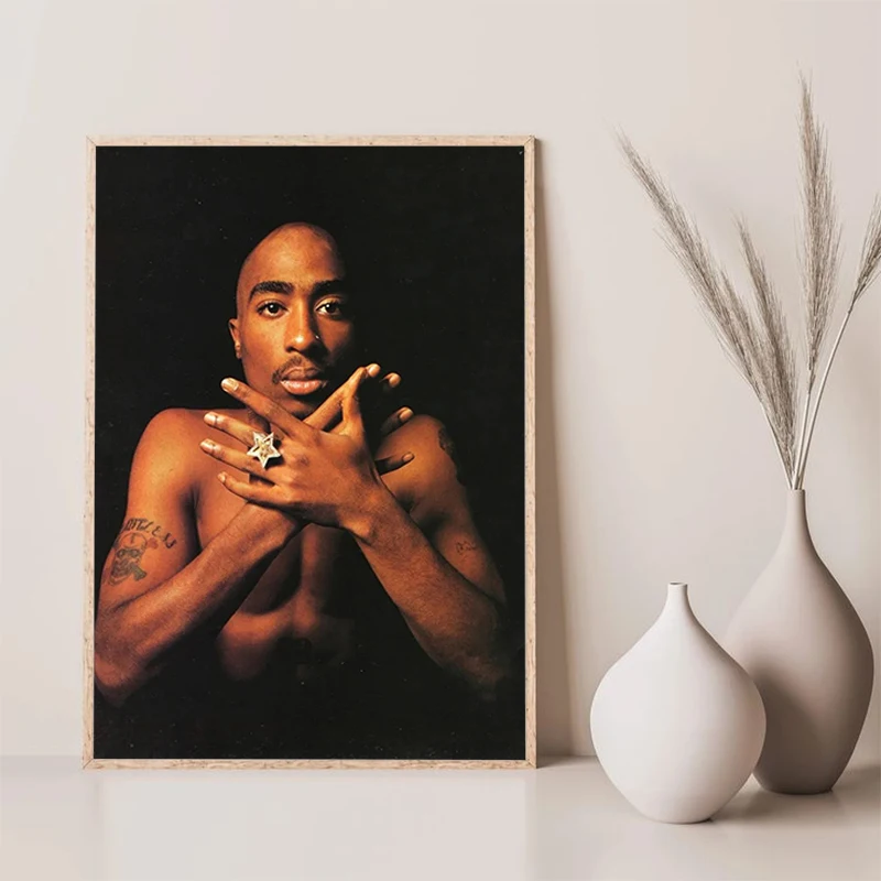 thumbnail image 1 of Pinturas del cantante de hip hop Tupac en la pared, arte en lienzo, figura de acción, Heartsopper, Lana Del Rey, Taylor Swift, carteles sexys, 1 of 5