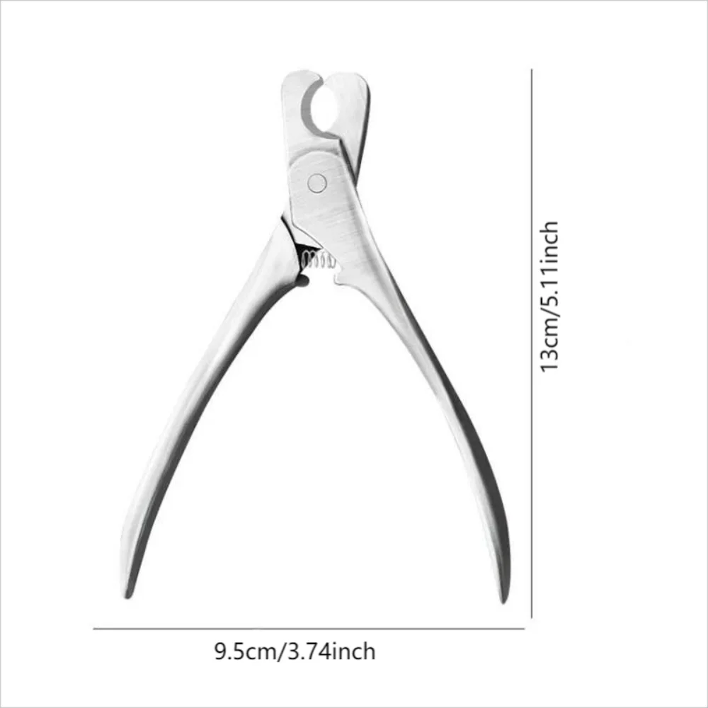 1 Pcs Professional Pet Nail Clipper Sharp Safety Animal Grooming Toe Trimmer Stainless Steels Finger Cutter for Dog and Cat