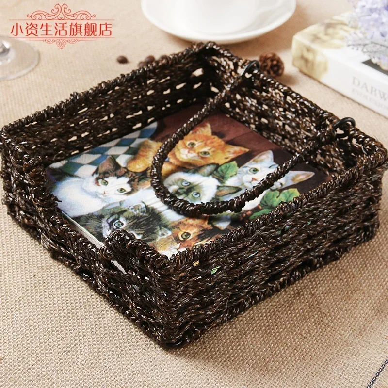 Paper Napkins 20pcs/Pac Colorful Printing Napkins Party Tissue Paper Facial Tissue Wedding Paper Diekubat Napkins Cat Pattern
