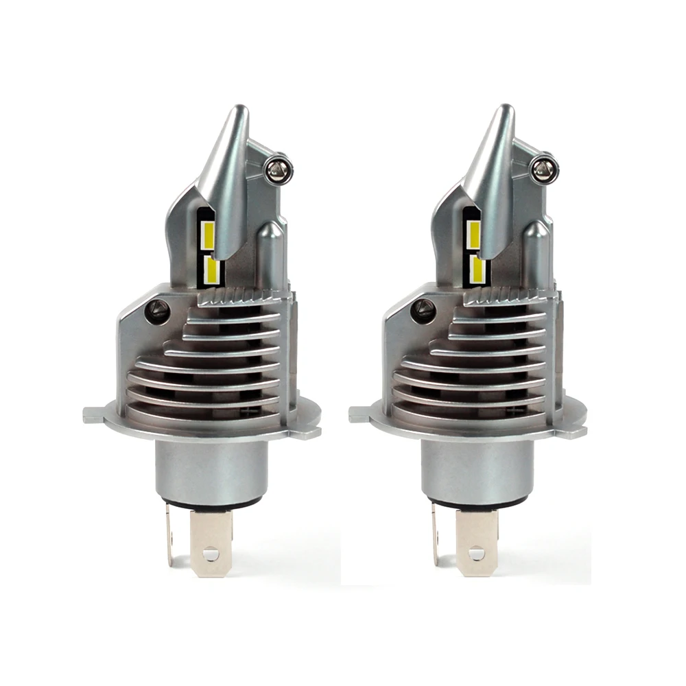 

Dual beam led motorcycle lights headlights H4 with high bright