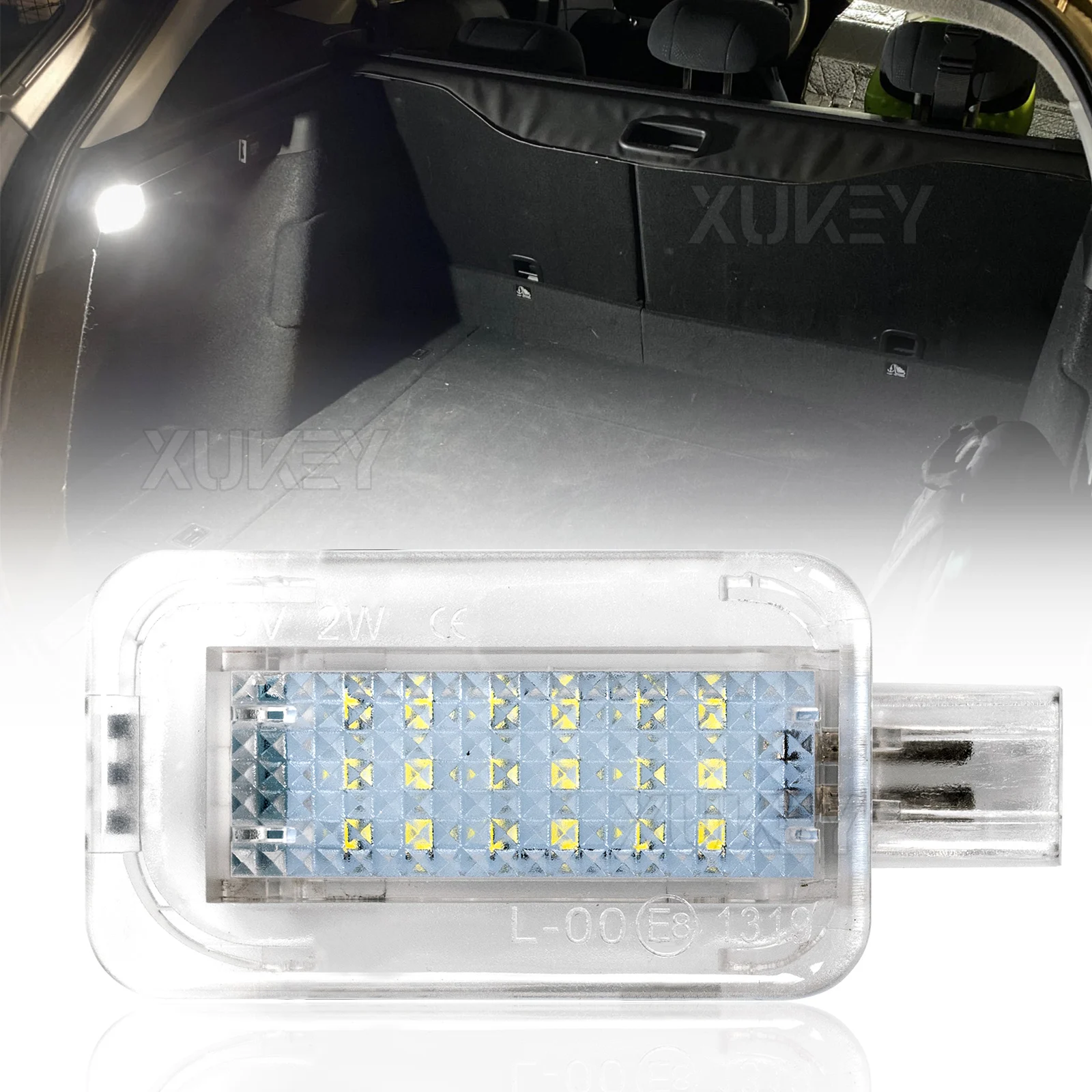 E4 6000K холодная белая лампа 18SMD для багажника телефона внутренняя лампа для Honda Civic Accord Fit дюймов для Acura MDX ILX TL RSX