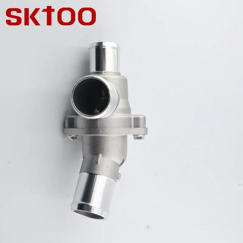 AJ813558 F53E-8K528-CB F6ZE-8A587-BA AJ81766 Thermostat Housing Assembly For Jaguar S-Type XF Compatible For XJ XJS XJ6