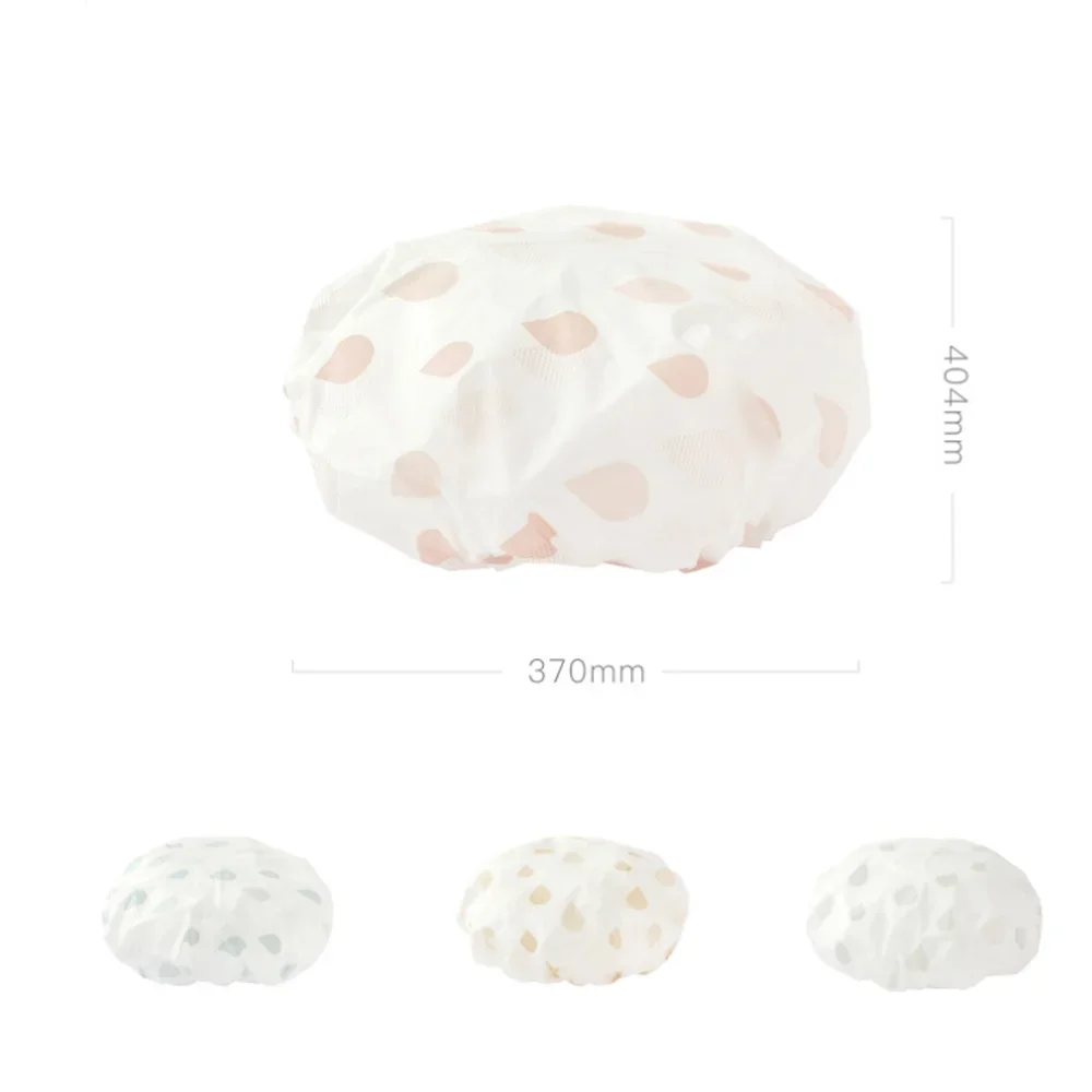 Waterproof Women Shower Cap Head Wrap Portable Women Shower Hat Head Cover Hair Turban Hair Dryer Cap Bathing Tools waterproof shower cap,shower cap