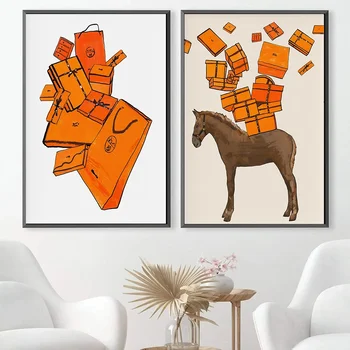 Luxury Horse Canvas Wall Art 1