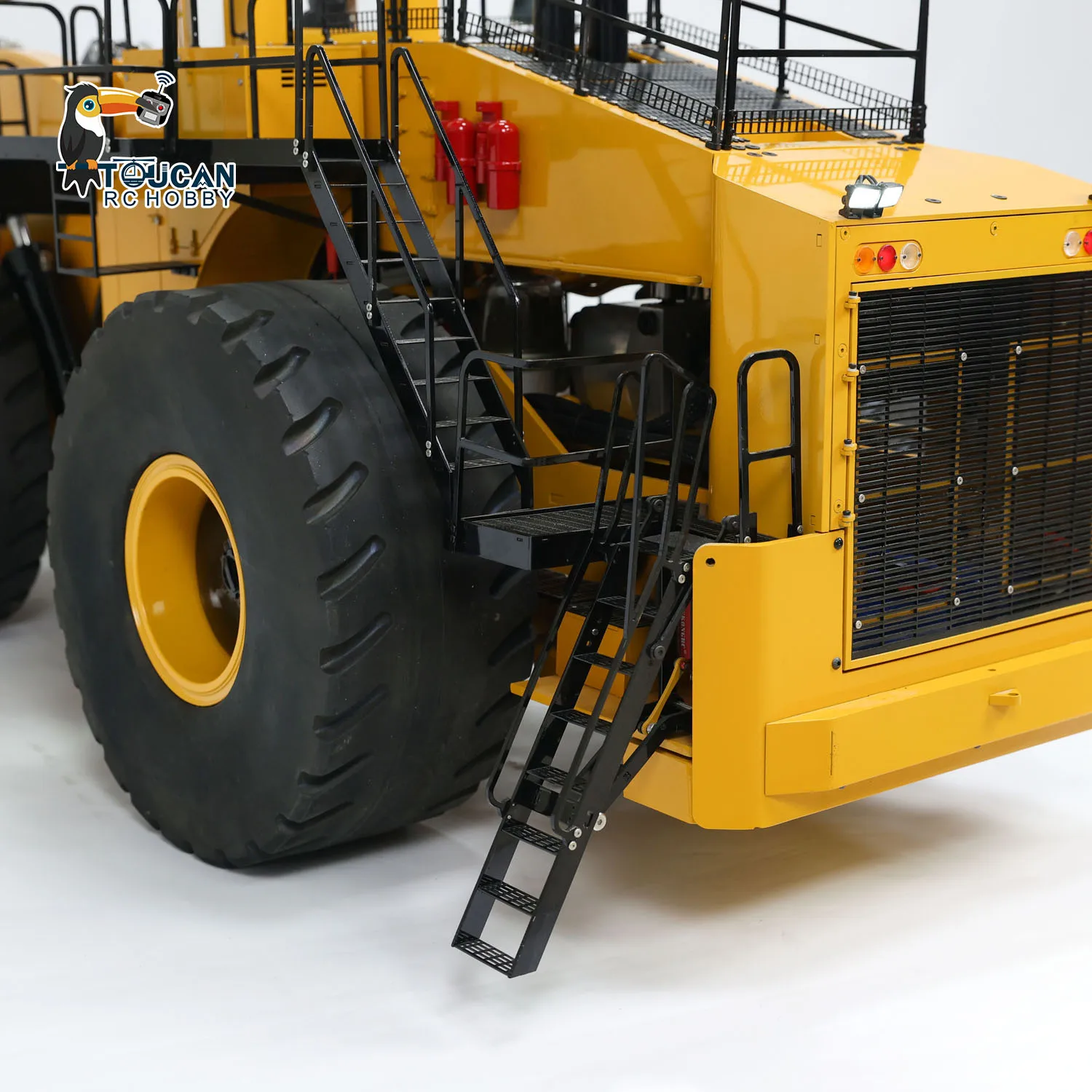 In Stock 1/14 L2350 Huge RC Loader Light Sound Remote Control ST8 Cars Trucks Earth Mover Vehicle for Boys TH23882 5