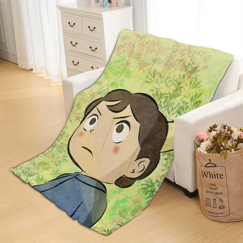 2021 Anime Ranking of Kings Bojji Blanket DIY Custom One Side Printed Plush Throw Warm Flannel Home Textiles |