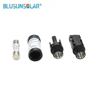 Connecteur solaire IP68 1000V DC mâle à femelle, connecteur porte-fusible solaire en ligne avec fusible unique 2/3/5/10/12/15/20A /30A/32A 6