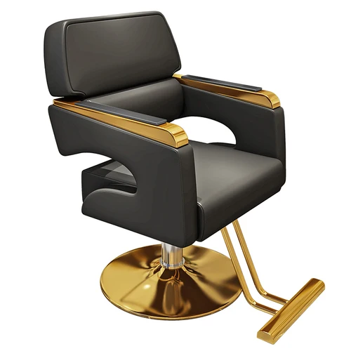 Cadeira de Barbeiro Reclinável Lord Gold - Atena Fenix