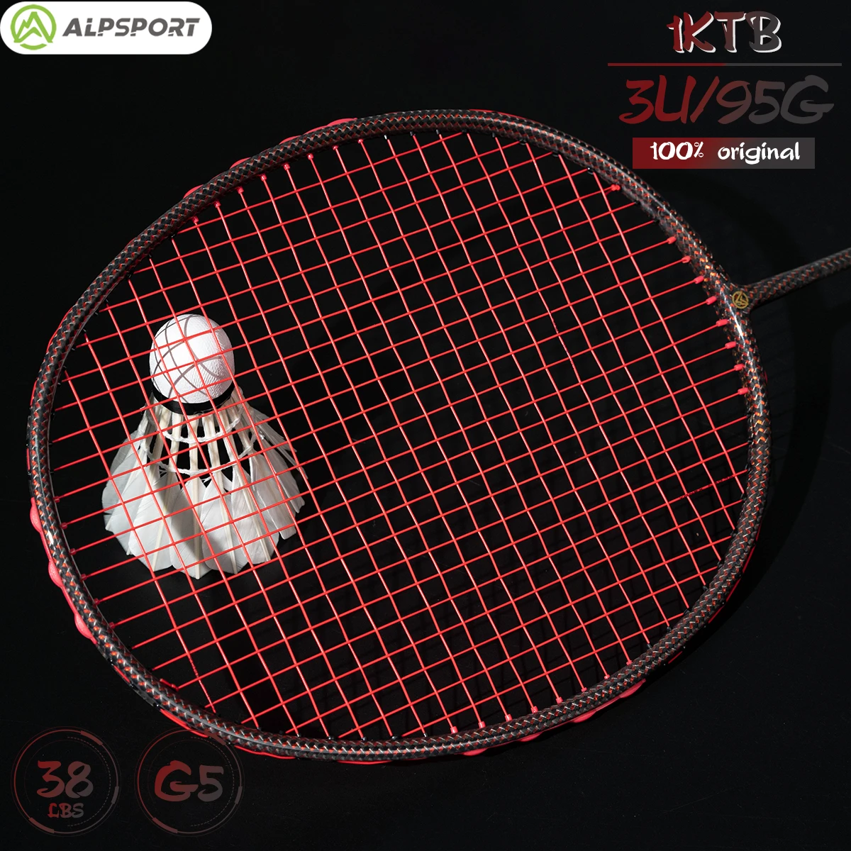 Alpsport 3U 프로페셔널 탄소 섬유 배드민턴 라켓 T800 슈퍼 오펜시브 Original 수입 아웃도어 스포츠 프로 중급자 및 시니어 