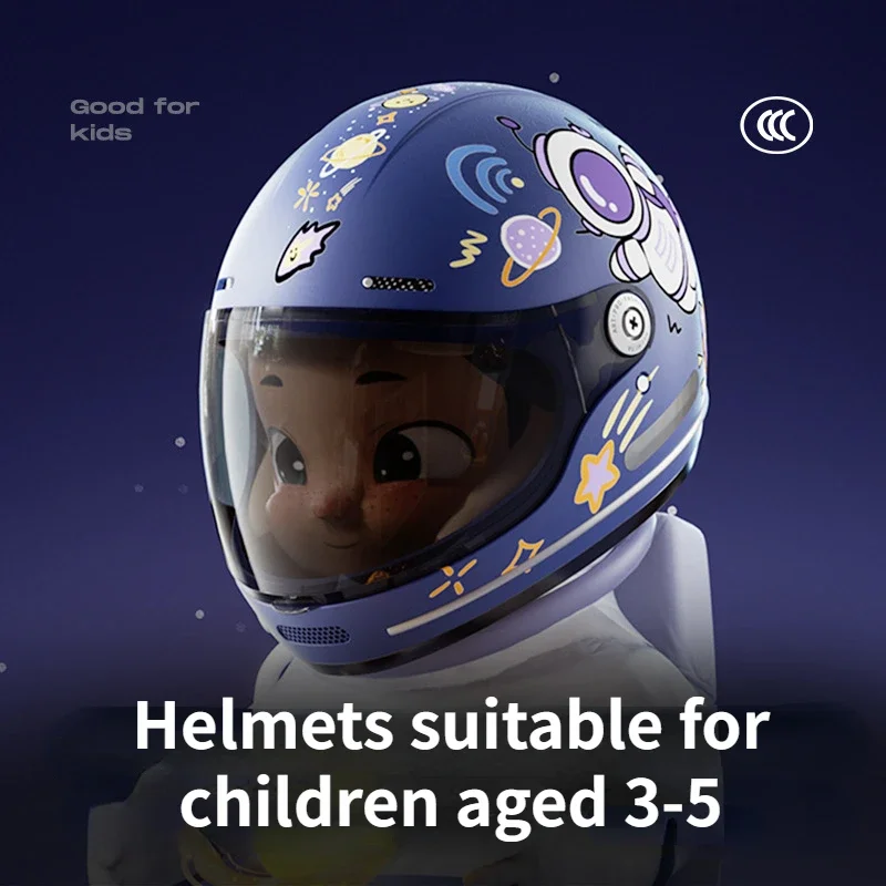 

Children Helmet Motorcycle Helmet Scooter Crash Boy and Girl Kid Lovely Winter Helmet Sunshade Sun Protection Super Light