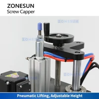 ZONESUN Automatic Tabletop Bottle Capper | Servo Motor Capping Machine ZS-XG0001 5