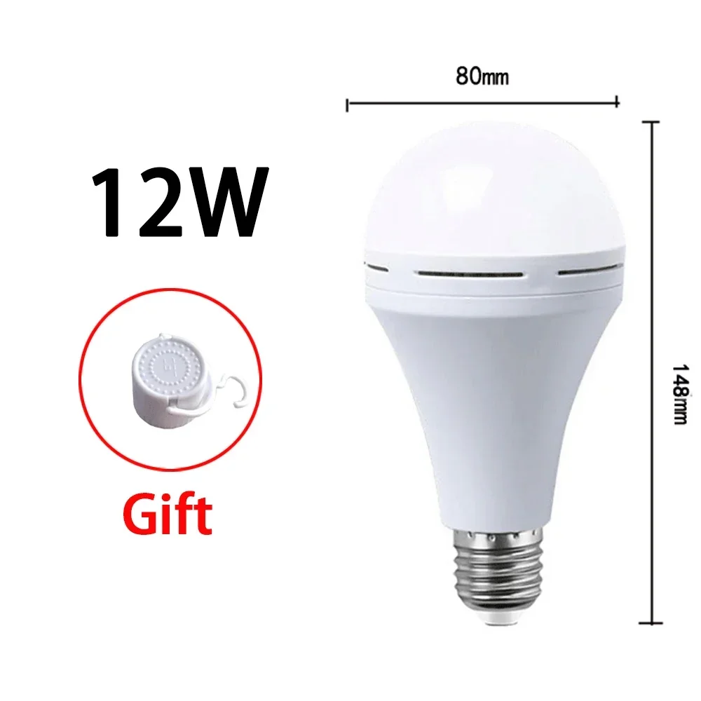 Rechargeable High Brightness LED Bulb Lights