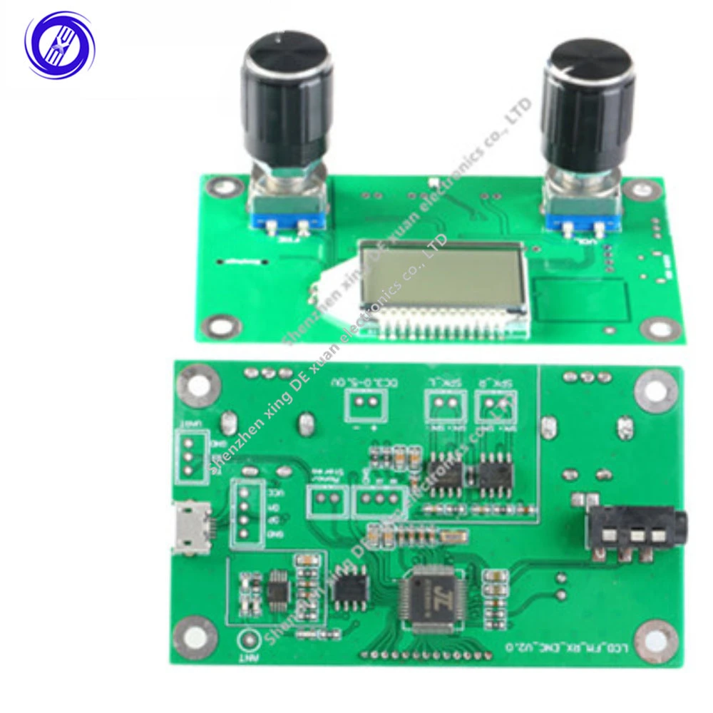 FMRadioReceiverModule87108MHzFrequencyModulationStereoReceivingBoardWithLCDDigital