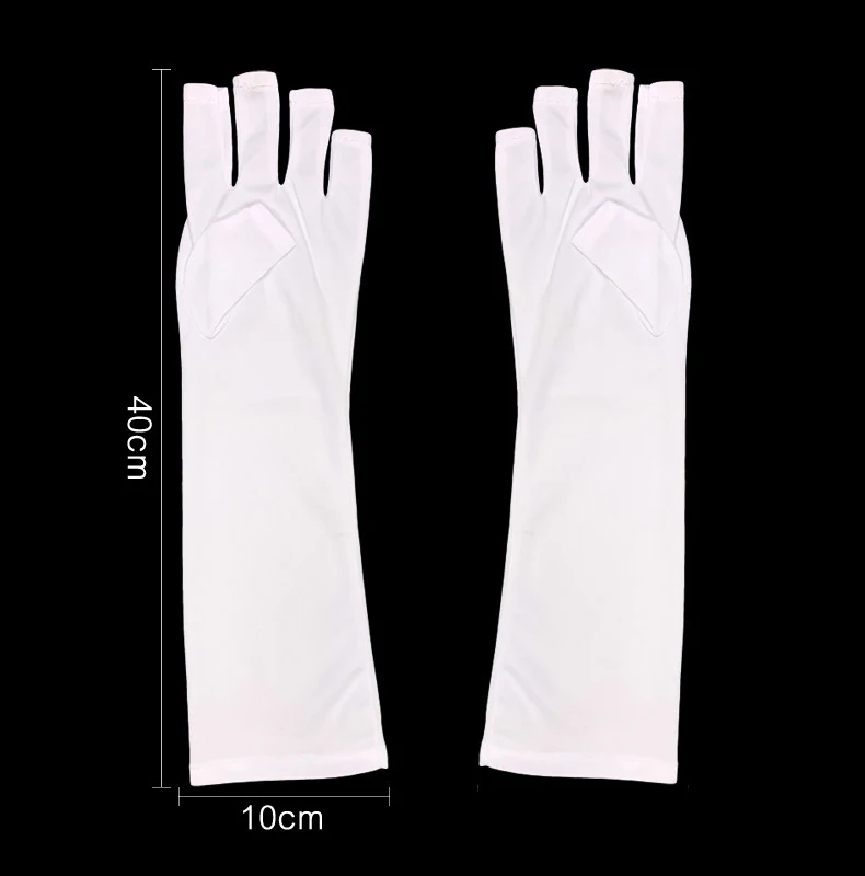 Nail Art Glove UV Protection Glove Anti UV Radiation Protection Gloves Protecter For Nail Art Gel LED Lamp Tool