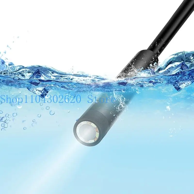 02 산업 내시경, Borescope 검사 카메라, IP67 방수 카메라, 6 LED 조명이있는 하수도 카메라