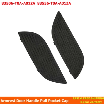 좌측 우측 내부 문짝 패널 풀 포켓 커버, 플라스틱, 혼다 CR-V 2012-2016 83506T0AA01ZA 83556-T0A-A01ZA, 1 쌍