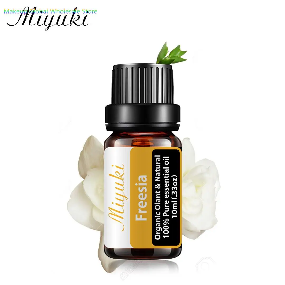 3Pcs*10ml Freesia Aroma Oil Organic Olant Natural Pure Essential Oils Esenciales Aroma Sleep Aid Humidifier Aromatherapy