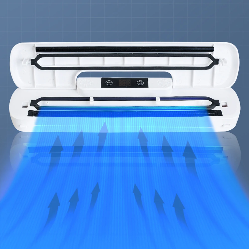 Automatic Food Vacuum Sealer with 10pcs Sealer Bags Vacuum Packaging Machine Compact Design Powerful Suction for Home Kitchen 4