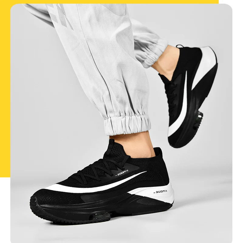Description Picture 4 of itemMen Sports Marathon Air Cushion Running Shoes Breathable Lightweight Women Massage Athletic Nonskid  Casual Outdoor Sneakers