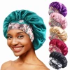 Hair Bonnet for Sleeping Silk Hat Satin Hat Hair Night To Sleep Bonnets Silk YM02 1