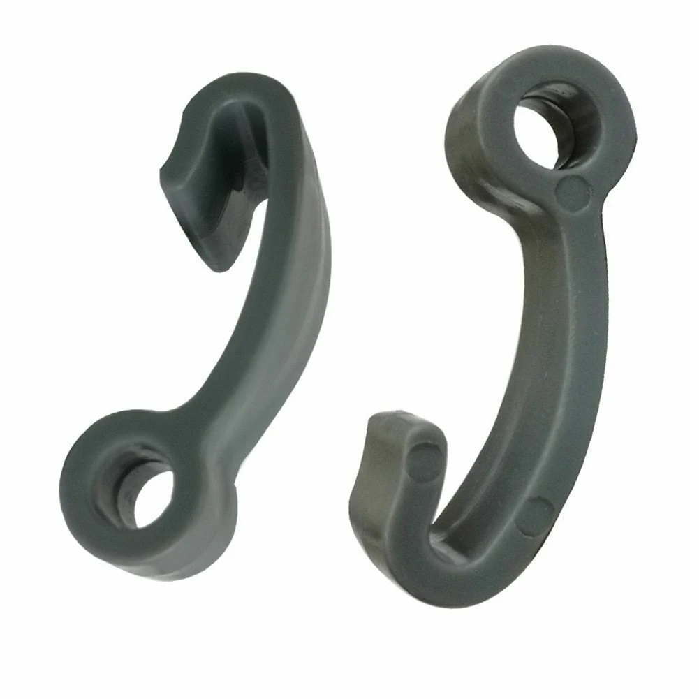 6PCS Plastic Snap Fasten Rope Hooks Clips For Inflatable Boat Fishing Raft Marine Kayak Accessories Yachting J-Hook Buckles For fishing accessory