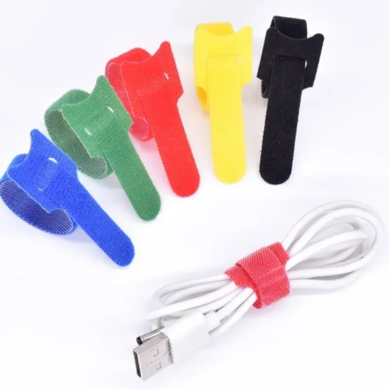 1/10/30/50Pcs Velcros Tape  and Loop Cable Management Stickers Garment Sewing DIY Apparel Supplies Arts Crafts Home Garden