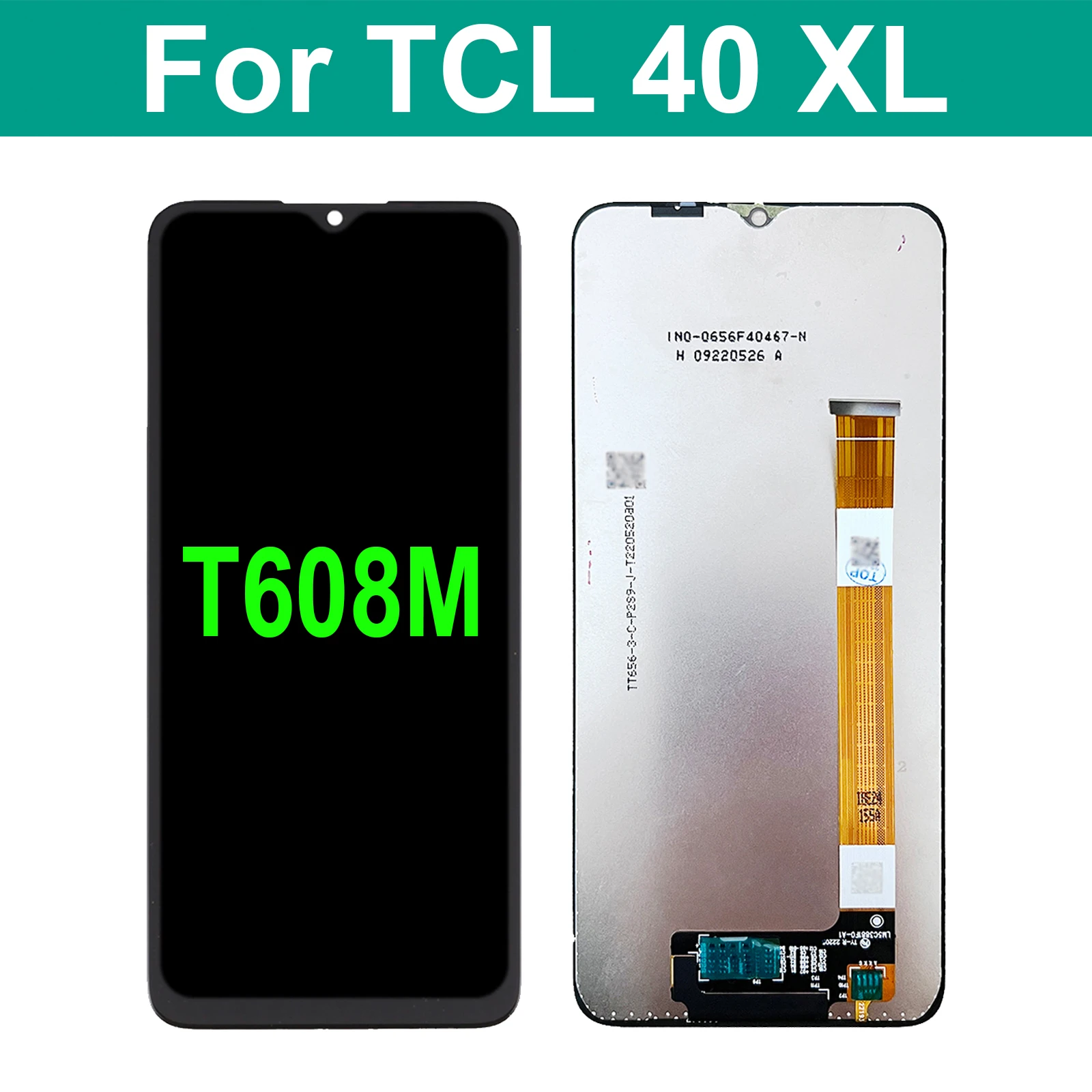 

Original 6.75'' For TCL 40 XL LCD TCL 40XL T608M Display Touch Screen Digitizer Assembly