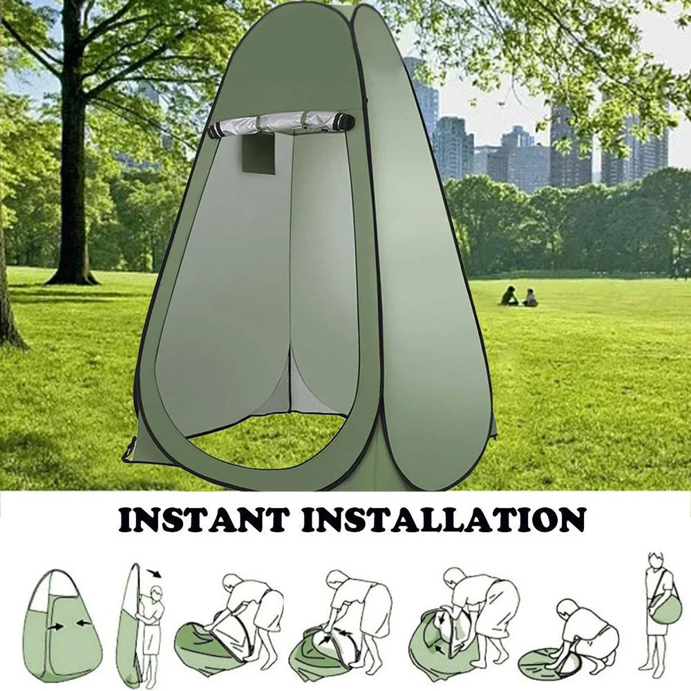 Portable Shower Tent Portable Outdoor Camping Tent Shower Tent Simple Bath Cover Changing Fitting Room Mobile Toilet Fishing Photography