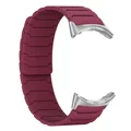 Wine red silver
