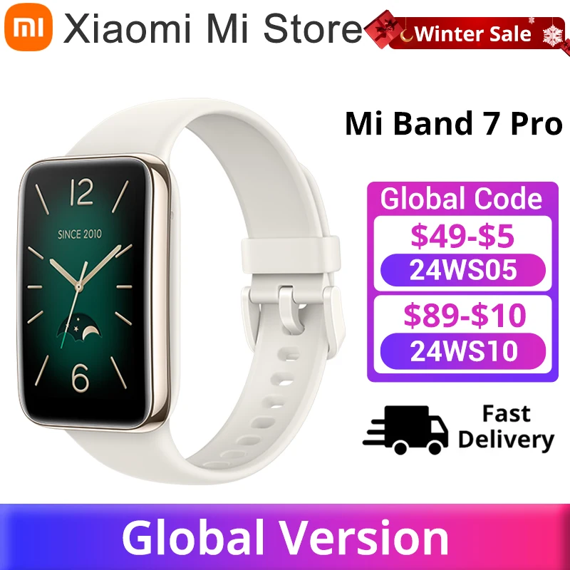 Xiaomi Band 7 Pro Smartwatch with GPS(Global Version), Health & Fitness  Activity Tracker High-Res 1.64 AMOLED Screen, Heart Rate & SPO₂  Monitoring