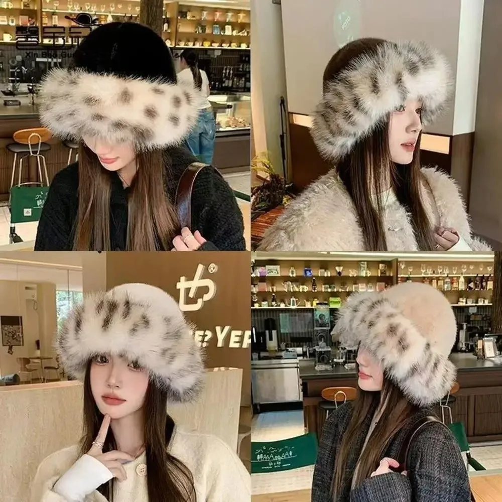 Faux Fur Winter Bucket Hat