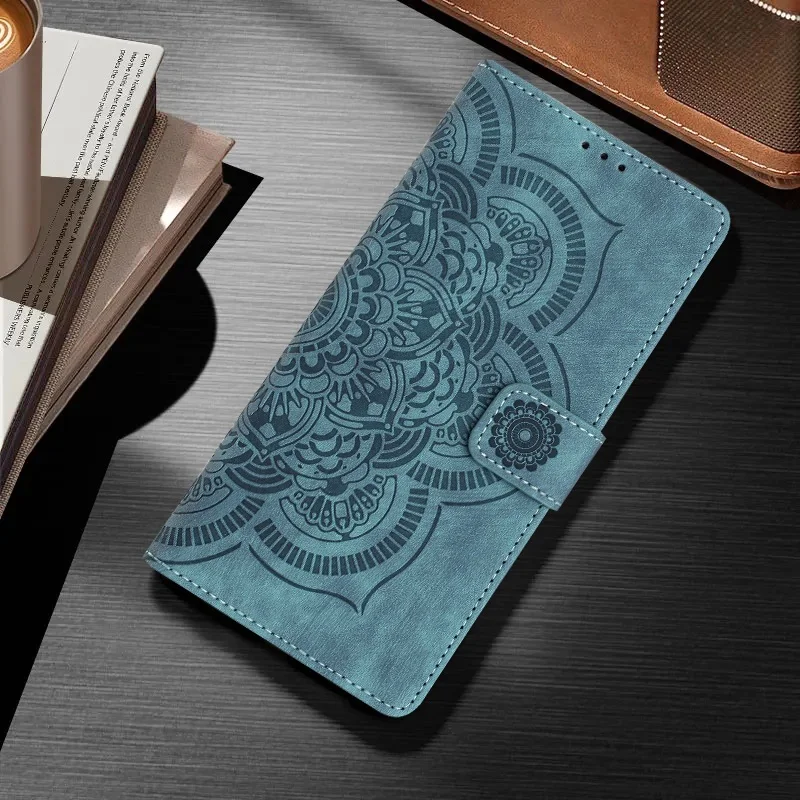 Leather Flip Wallet Phone Cover