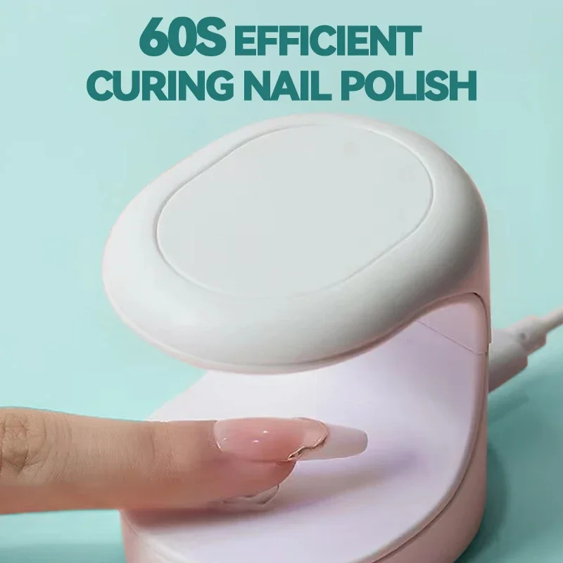 NAILPOP Small Nail Lamp Dryer UV LED USB Lamp Manicure Curing Gel Polish Egg Shape Design Machine Single Finger Nail Art Tools 2