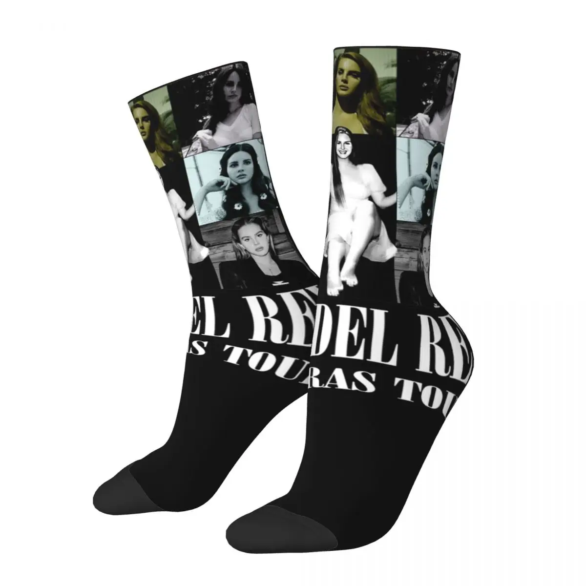 

Lana Del Rey Tour Outfits Socks for Women Men Accessories All Season Comfortable Crew Socks Breathable