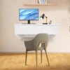 Floating Desk with Pull Out Drawer, Wall Mounted Laptop Computer Write Study Table Multifunctional Workstation Office Organizer 2