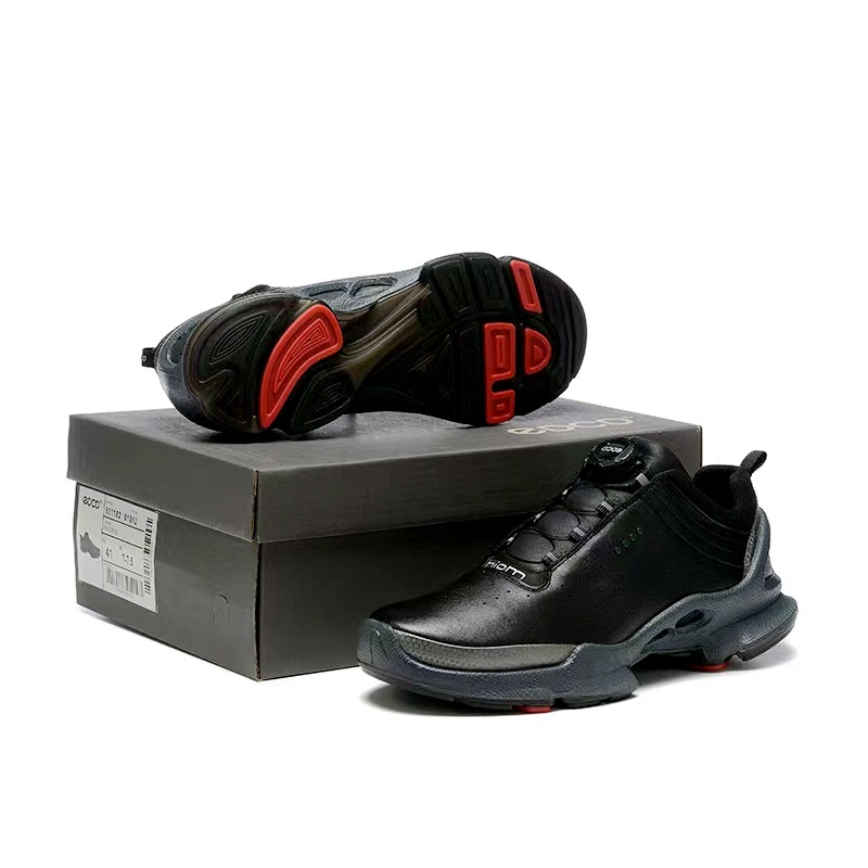 Description Picture 6 of itemMen's Leather Material Waterproof Sports Shoes, Anti-Slip, Increase Height, Outdoor, Leisure, Running, Golf, High Quality