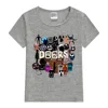 Doors All the Entities New Doors Game Update Kids T-Shirt Cartoon Print Children'S Tshirt Summer Casual Boys Clothes Tops 3