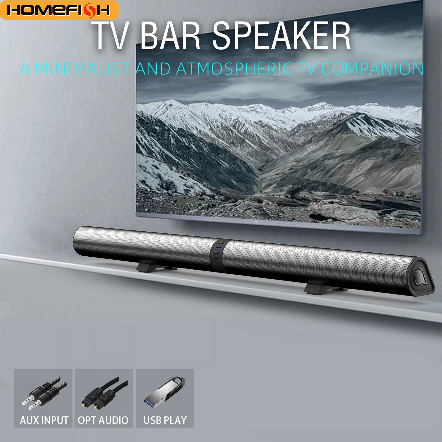 PHONEPACE TV Sound Bars Detachable 2 in 1 Bluetooth 5.3