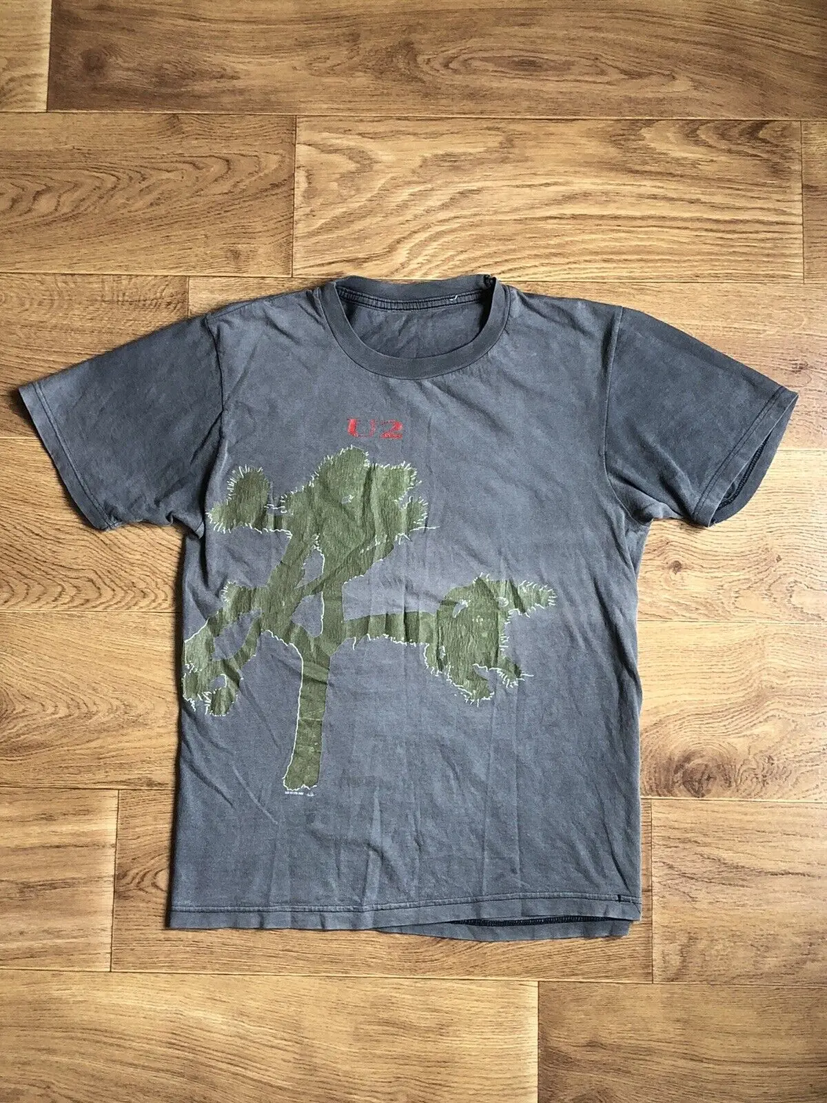 Vintage 1987 U2 Albero Di Suè Tour Europa Camicia Autentica Taglia Con Licenza S