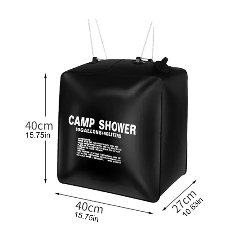 40L Solar Heated Camping Shower Bag 6