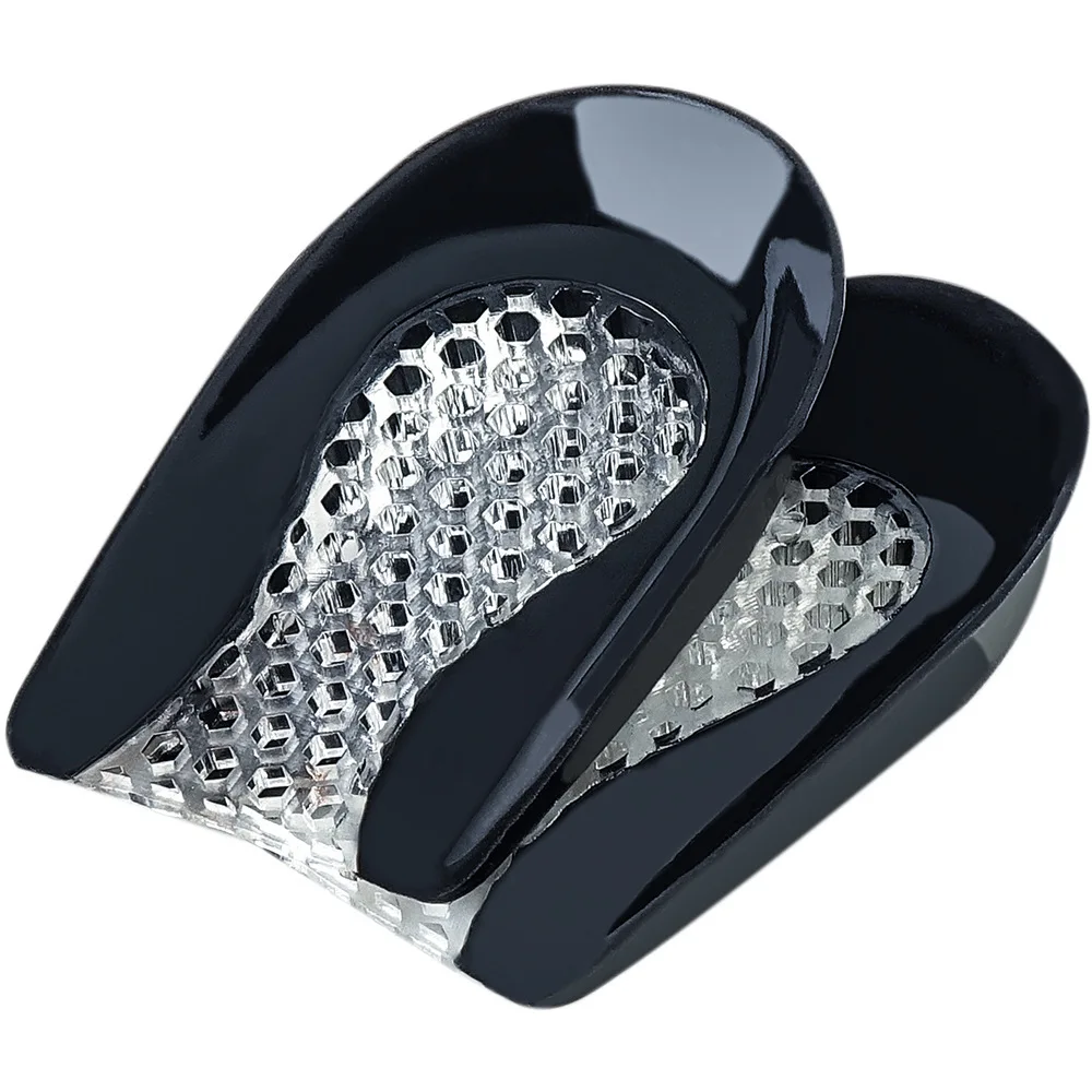 Silicone Gel Heel Pad Shock Absorption Plantar Fasciitis Pain Relief Foot Care Insert Insole Height Increase Cup Cushion Pad orthopedic insoles shoe insoles shoe heel pads