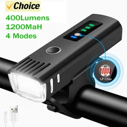 Ultra-Bright USB Rechargeable LED Bike Headlight - 1000LM Front Bicycle Lamp (LP bike Light)
