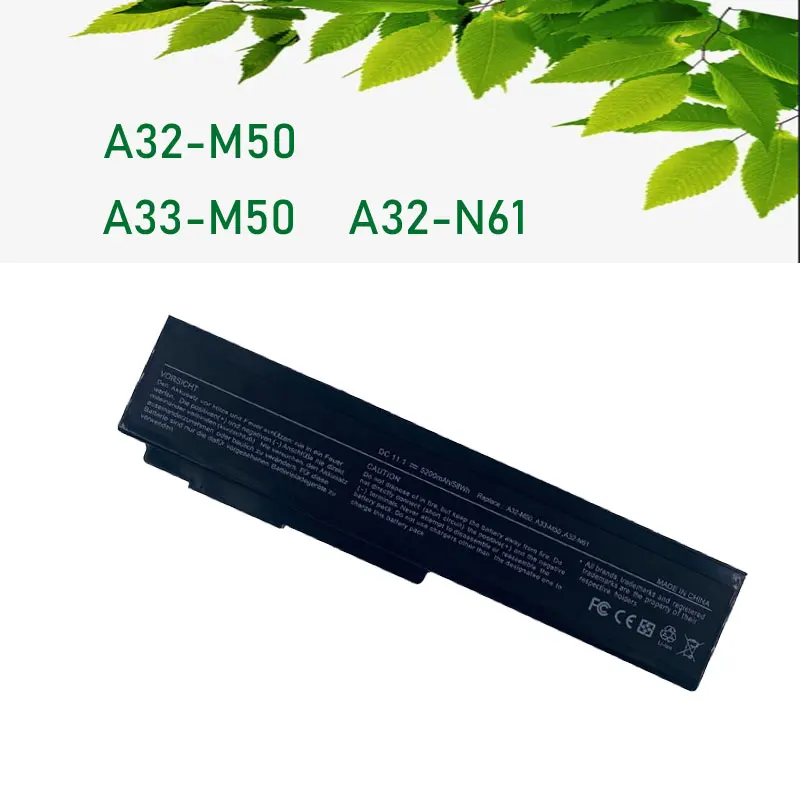 

A32-M50 Аккумулятор для ноутбука ASUS N61 N61J N61D N61V N61VG N61JA N61JV M50s N43S N43JF N43JQ N53 N53S N53SV A32-N61 A33-M50