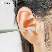 Soft Spiral for Ear Care Ear Wax Cleaning Kit Ear Pick Spoon Beauty Health Silicone Ear Cleaner Double Head Earwax Removal Tool 1