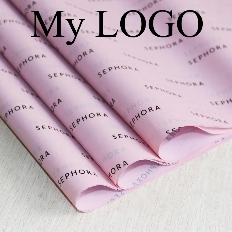 

Customised Gloden Logo Black Packaging Paper Tissue Wrapping Paper Clothes Shoes Packaging Wrap Tissue Paper