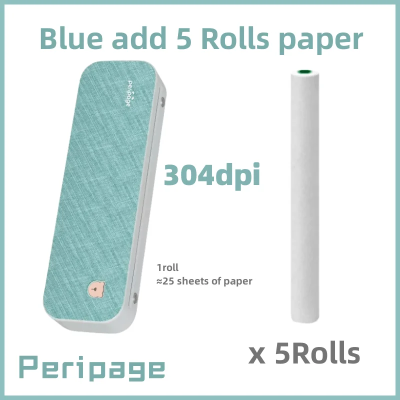 304dpi blue  5rolls