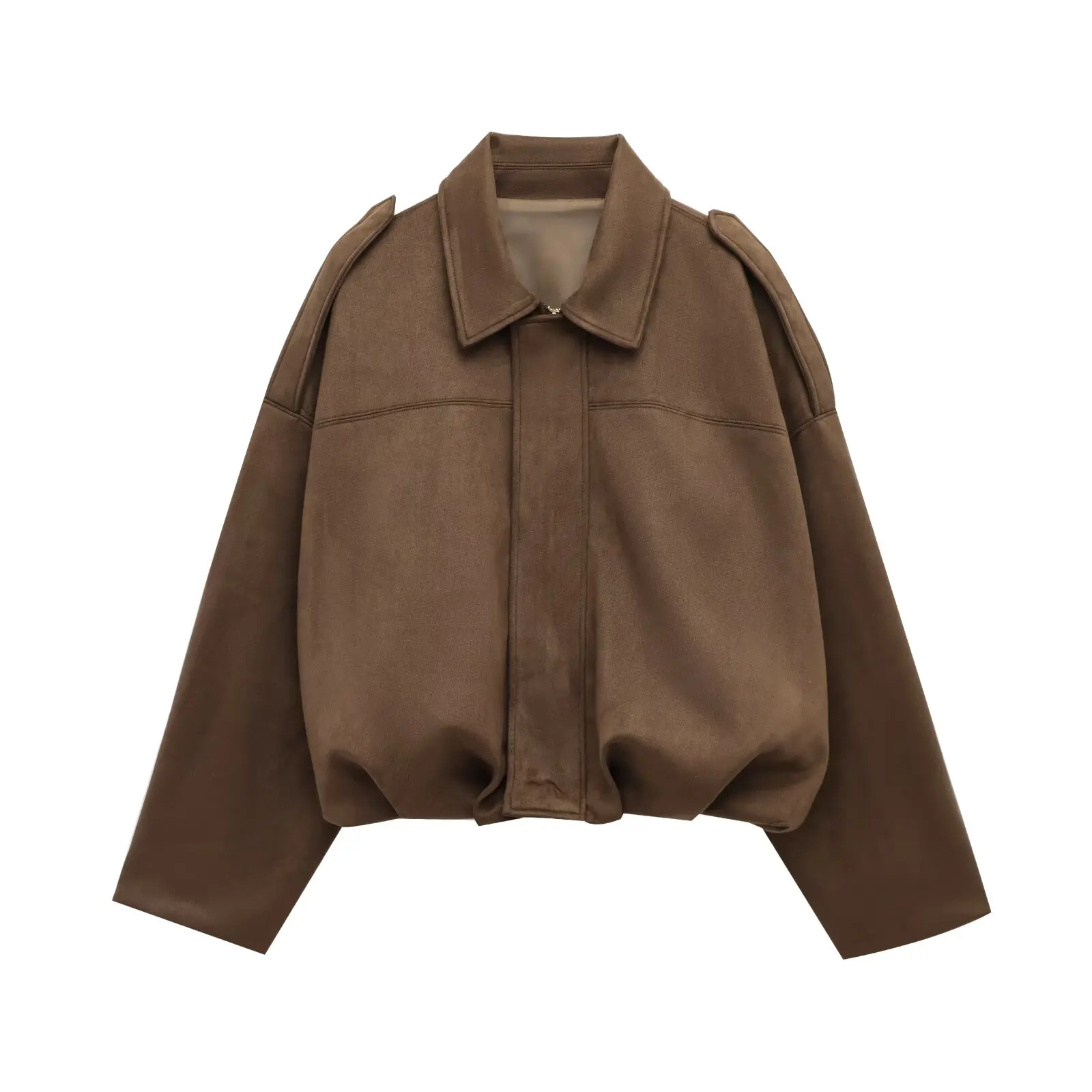 ブルゾン Fallett Suede Collar Blouson 4FT1072 Theory Official Site | Suede Collared Bomber Jacket
