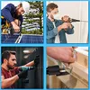1/2" Square To 1/4" Hex Ratchet Socket Wrench Socket Adapter Spanner Set Drive Converter Universal Adaptive Impact Tool 3