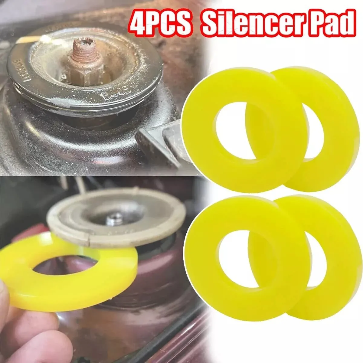 Strut Tower Mount Car Front Suspension Shock-Absorbing Pad Accessories for Peugeot 208 A9 3008 T8 2012-2016